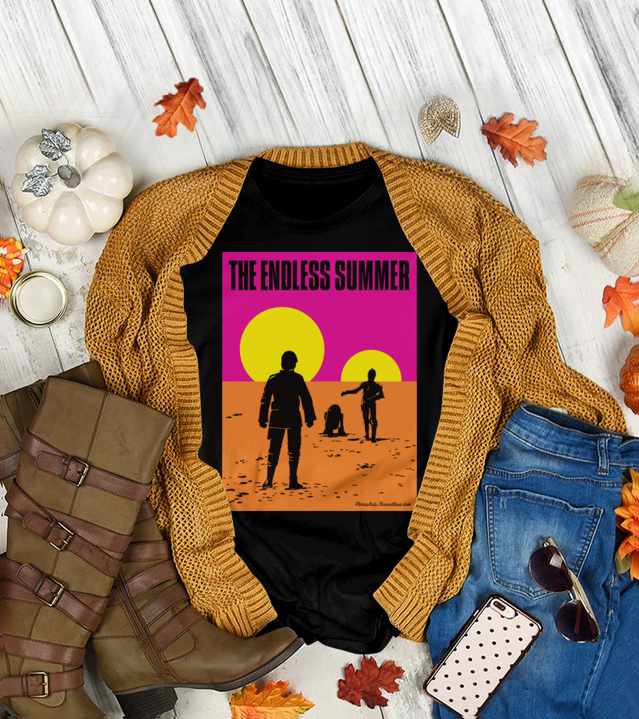 The Endless Summer Iconic Surf Adventure Artwork by MonaArts Threadless Sun T-Shirt