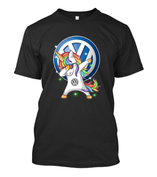 VW Logo Rainbow Unicorn Dab Mother's Day T-Shirt