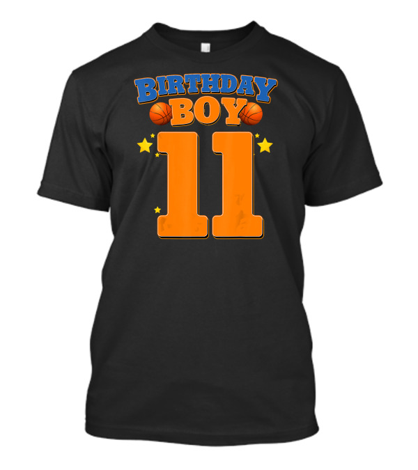 Birthday Boy 11 Basketball Stars T-Shirt