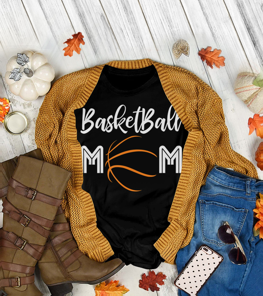 Basketball Mom Aneisha I Love Basketball T-Shirt