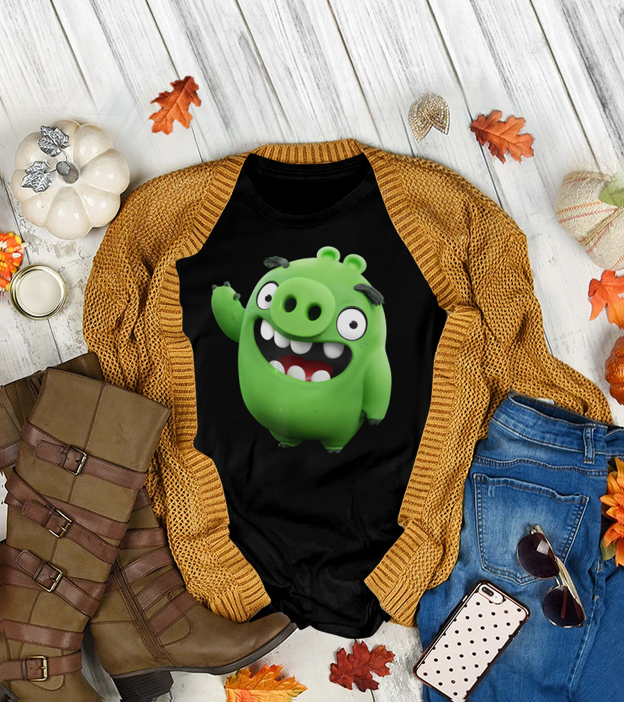 Angry Birds Piggy Character Merchandise T-Shirt