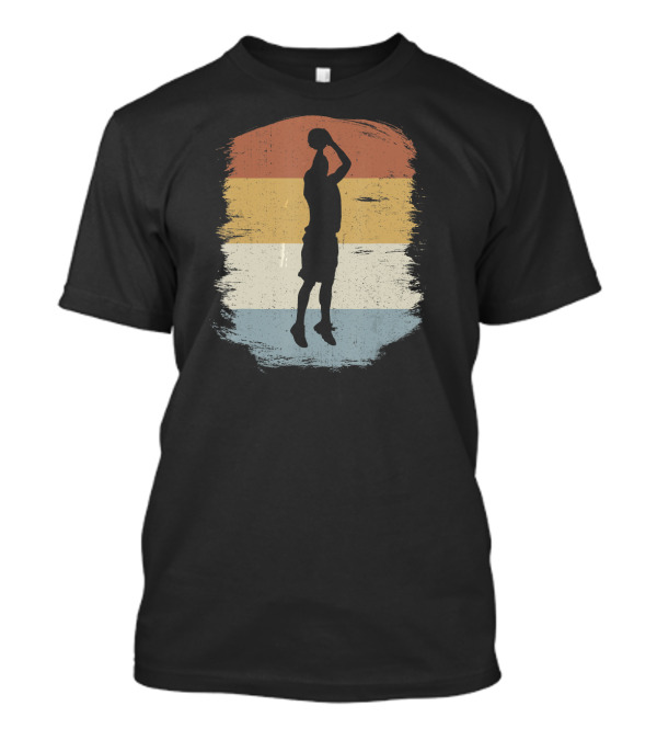 Basketball Jumpshot 3 Pointer Vintage T-Shirt