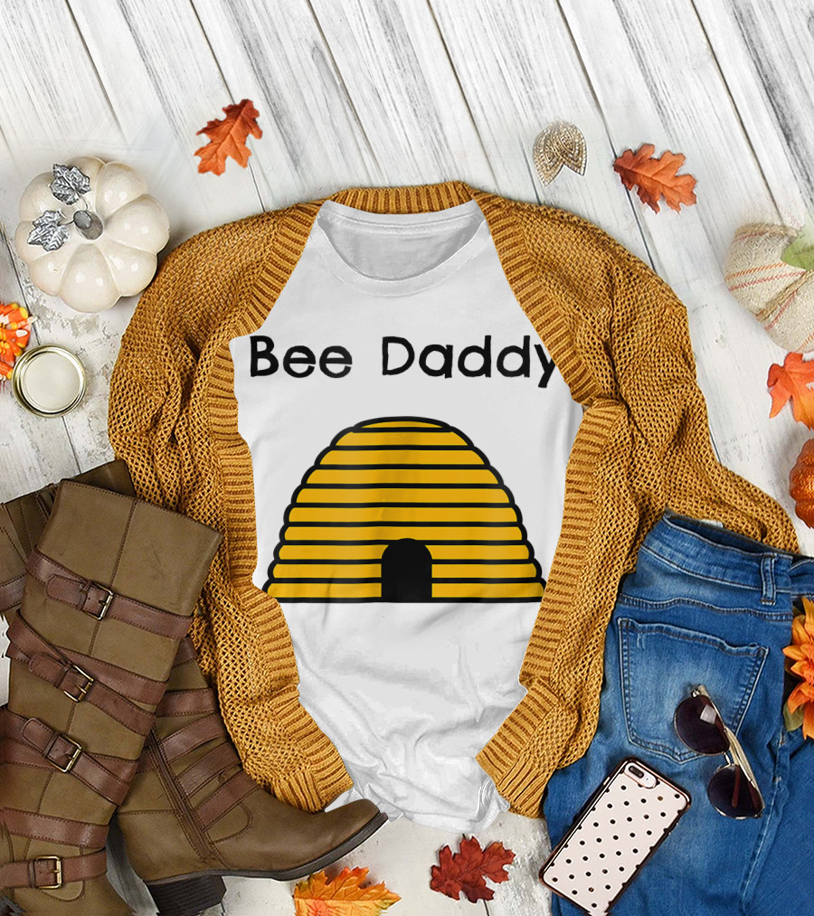 Bee Daddy Mens Beekeeper Beehive T-Shirt
