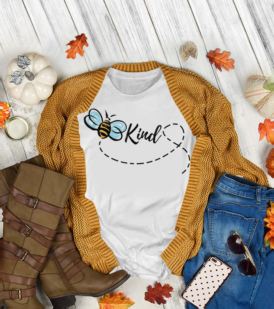 Bee Kind with Flying Bee T-Shirt