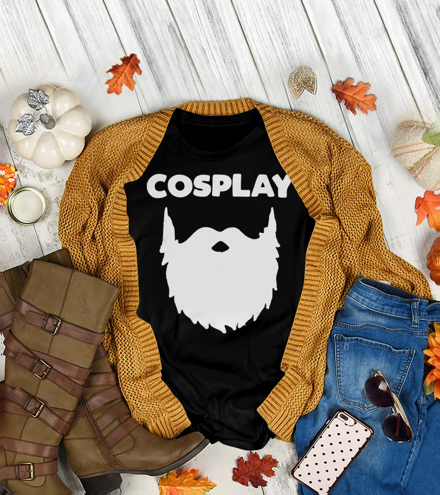Bearded Cosplay Anime Costume Beard T-Shirt