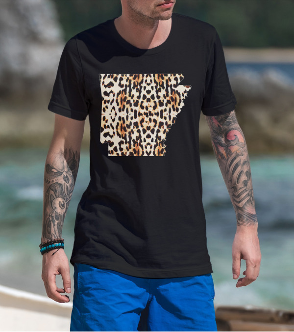 Arkansas State Leopard Cheetah T-Shirt