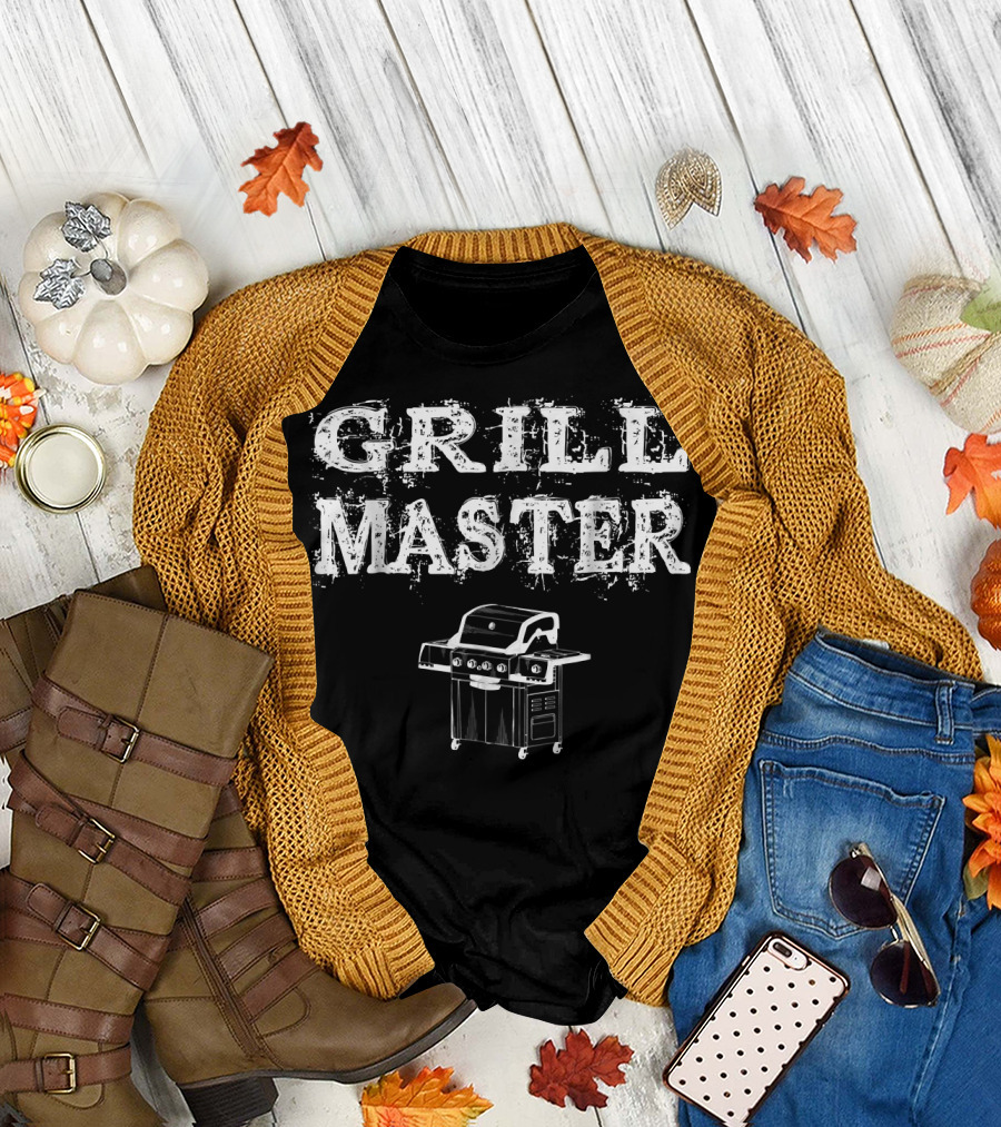 Grill Master BBQ Grilling Funny Outdoor Chef T-Shirt