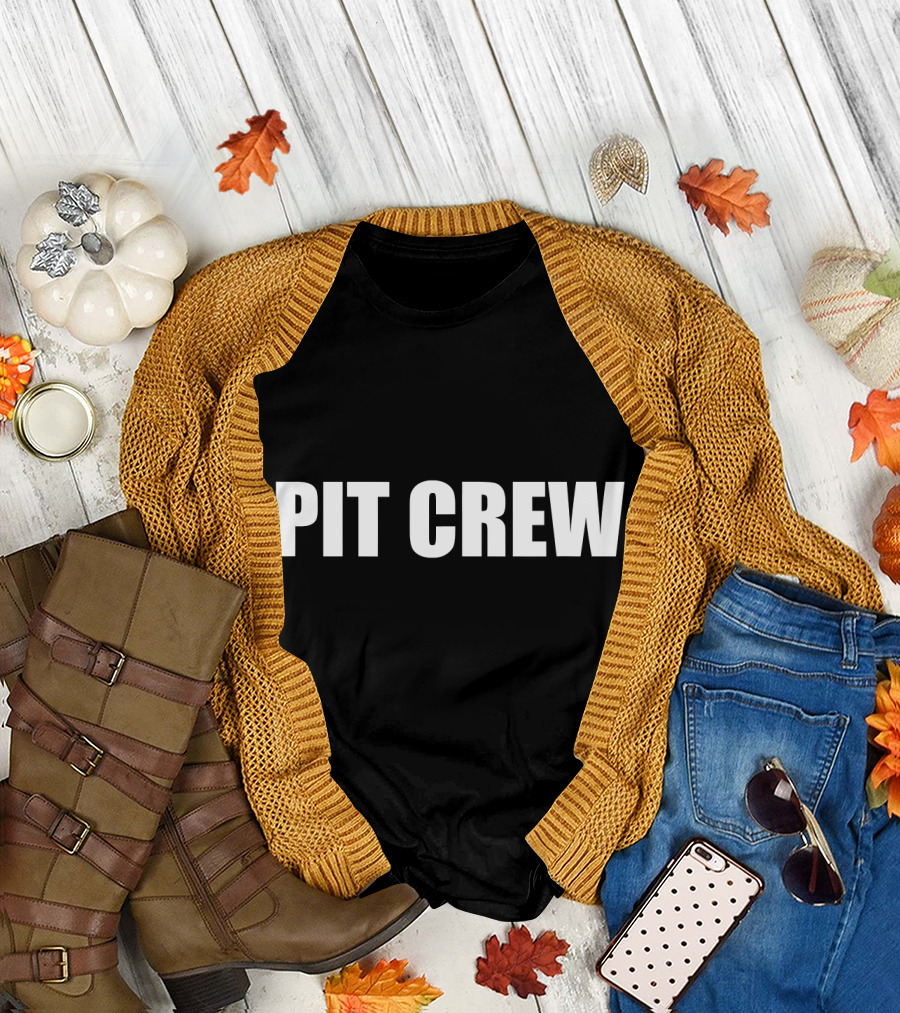 Pit Crew Employees Uniform Work T-Shirt