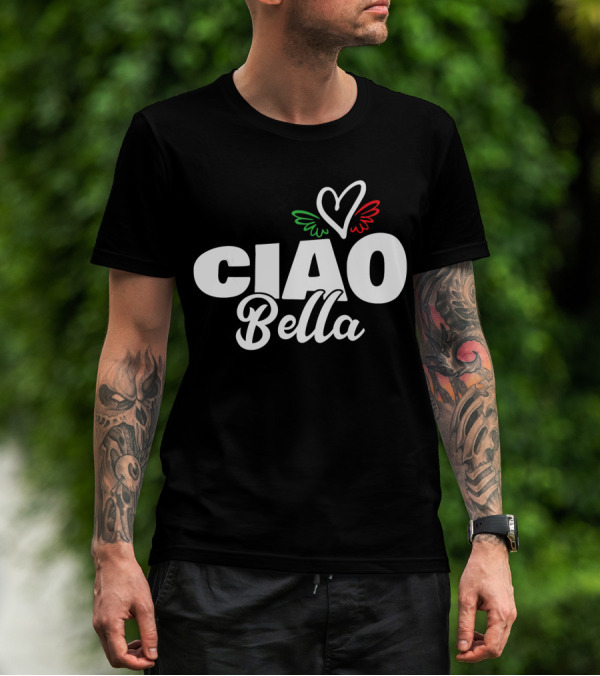 CIAO Bella Heart Italian Colors T-Shirt