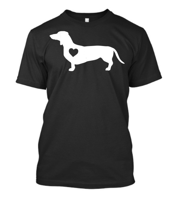 Dachshund Heart Lover Dog Love T-Shirt