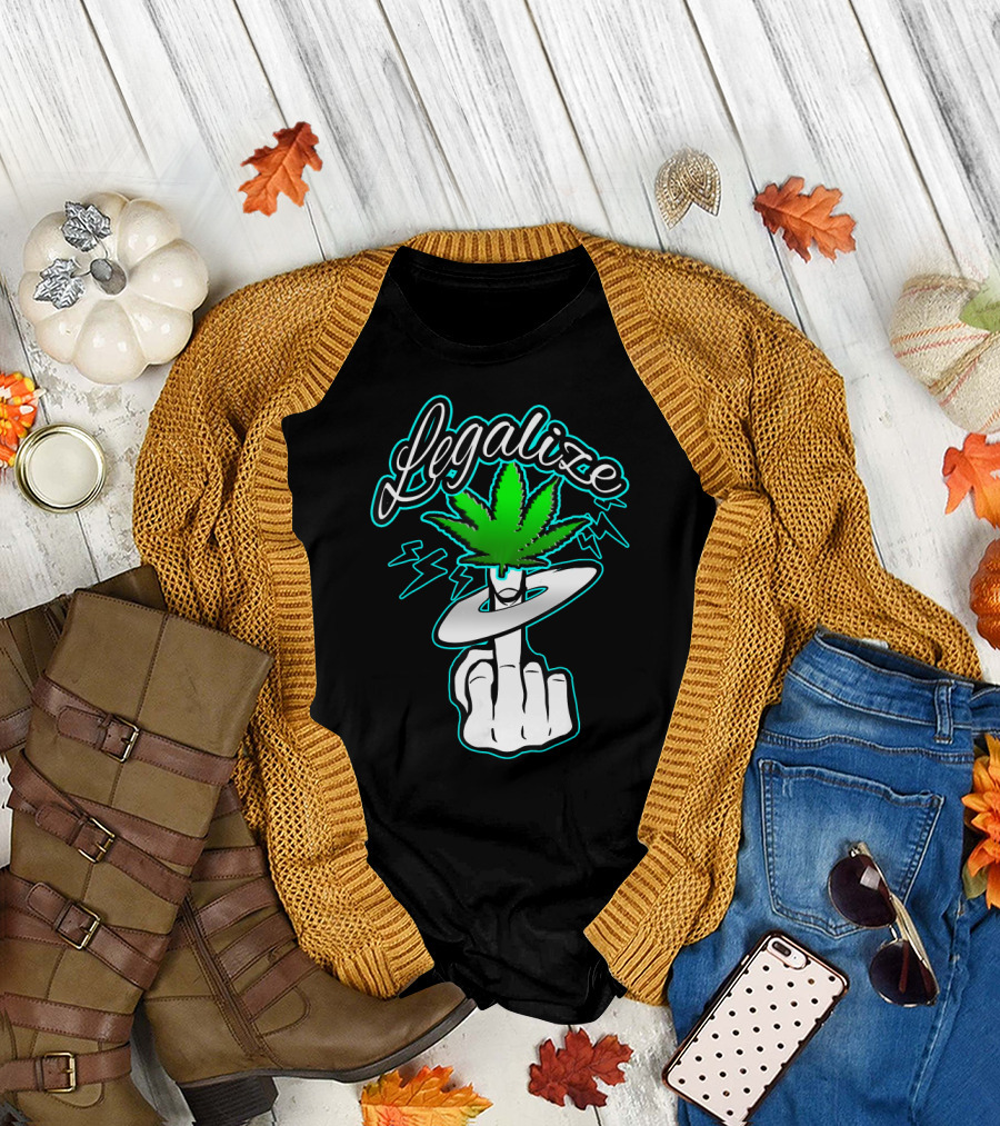 Legalize Hemp Hardstyle MDMA Party Gabber Dubstep LSD T-Shirt