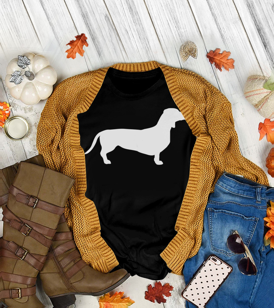I LOVE MY DACHSHUND with a Dog T-Shirt