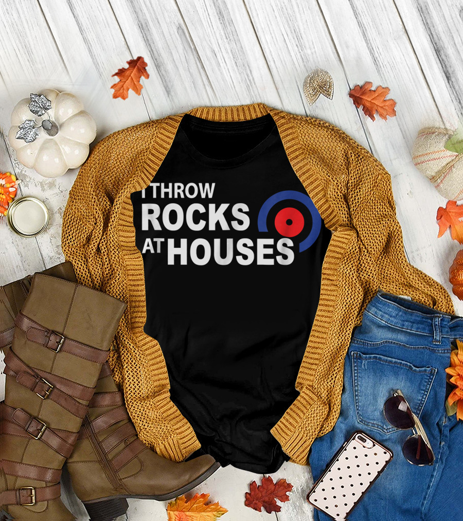 Curling I Throw Rocks at Houses Target T-Shirt