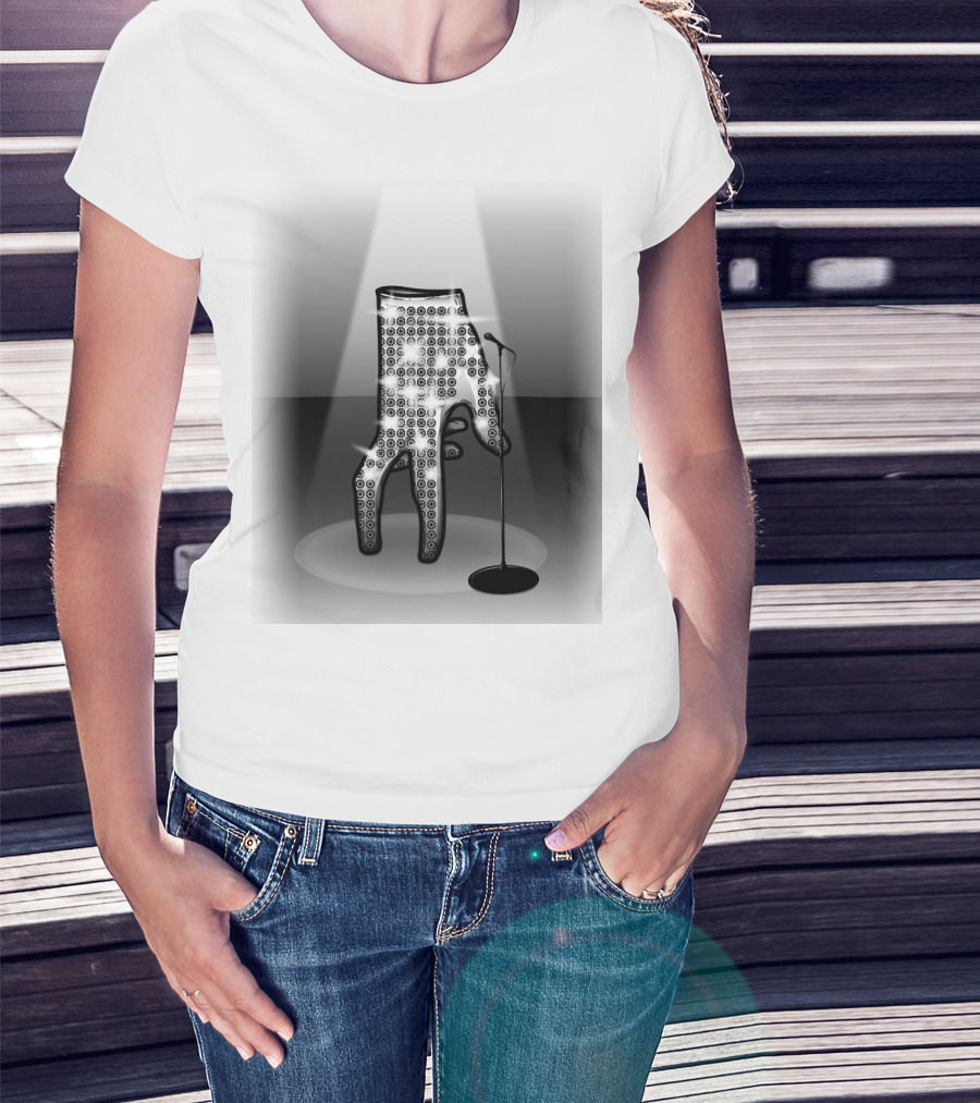 Jackson Glove Microphone Stage Spotlight Performance T-Shirt