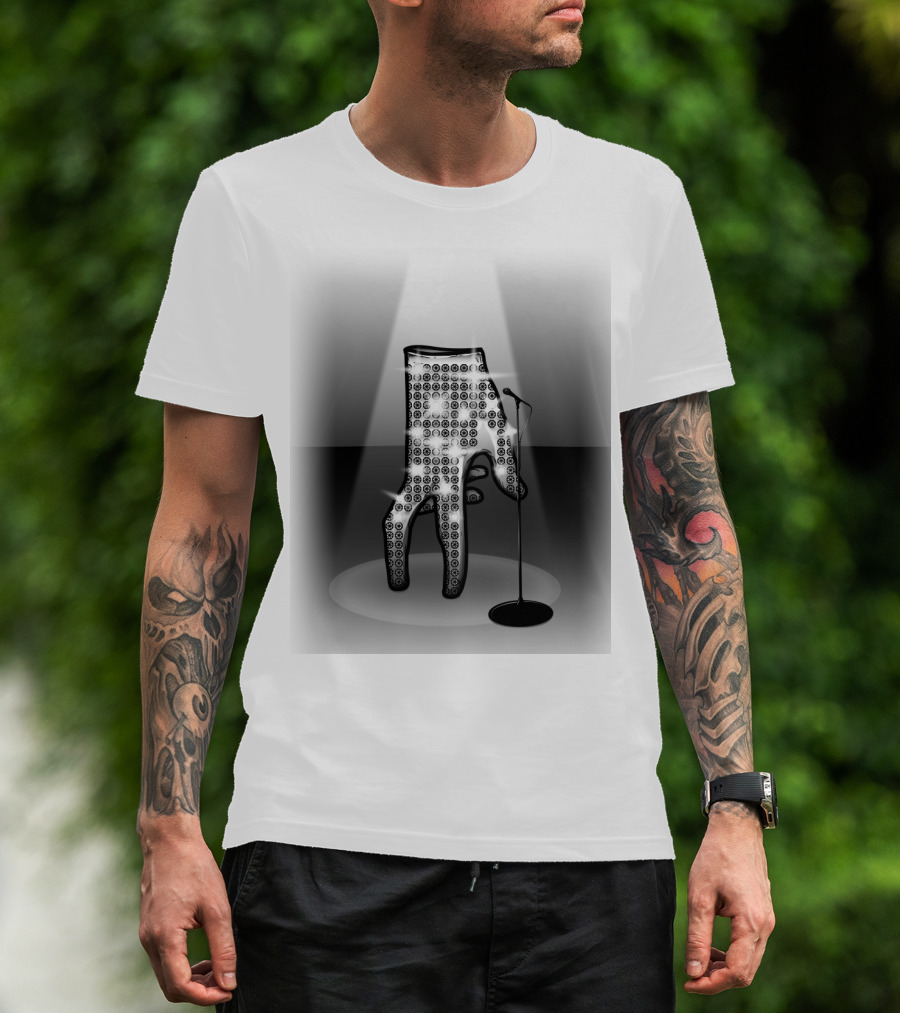 Jackson Glove Microphone Stage Spotlight Performance T-Shirt