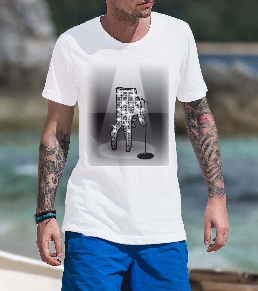 Jackson Glove Microphone Stage Spotlight Performance T-Shirt