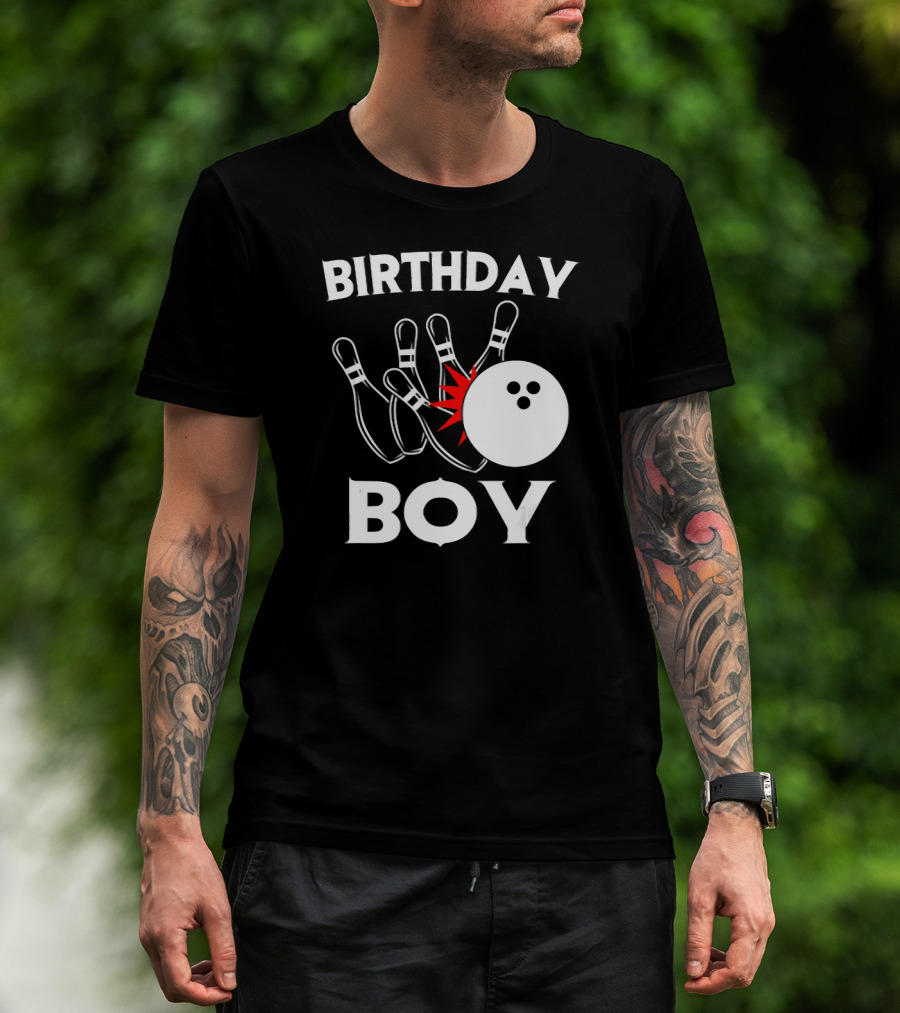 Birthday Boy Bowling Party Fun T-Shirt
