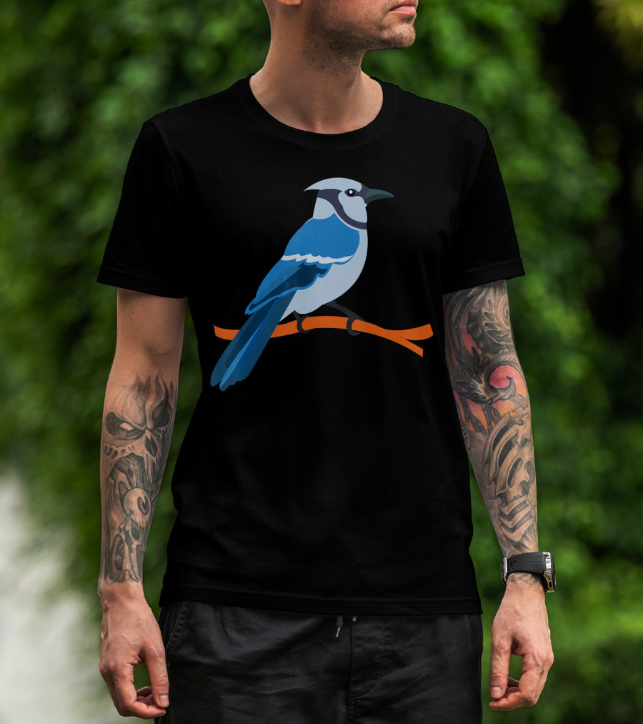 Cool Blue Jay Awesome Bird T-Shirt