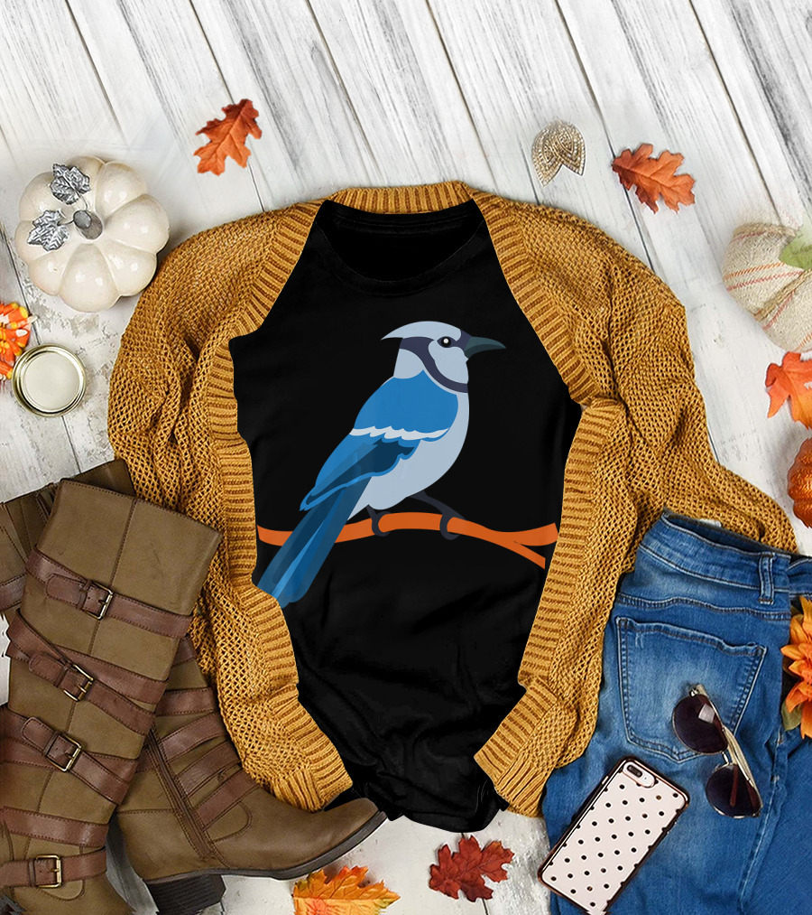Cool Blue Jay Awesome Bird T-Shirt
