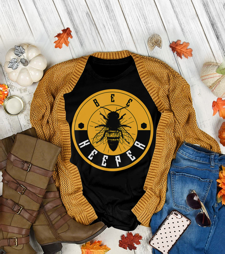 Bee Keeper Honey Bees Beekeeping Circle T-Shirt