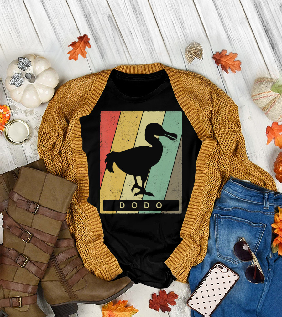 Dodo Bird Lover Vintage Dodo Retro Animal T-Shirt