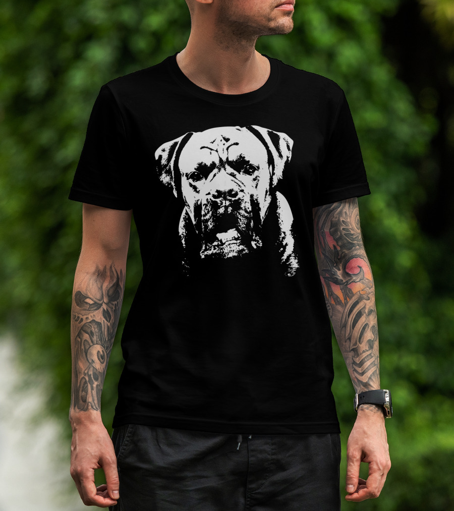 Dog Lovers Boxer Face T-Shirt