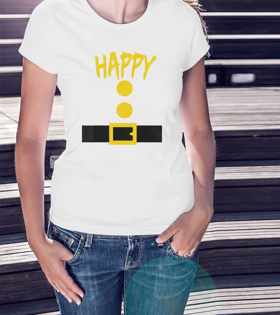 Happy Dwarf Costume Belt T-Shirt