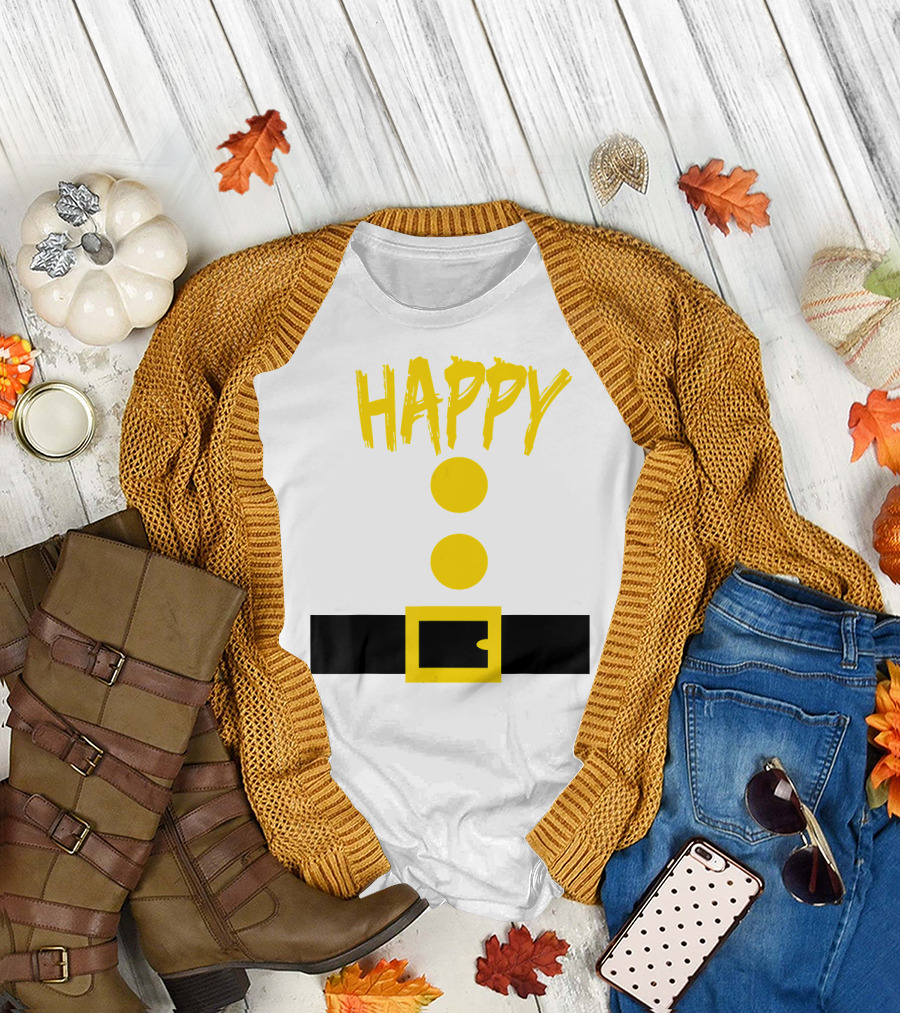 Happy Dwarf Costume Belt T-Shirt