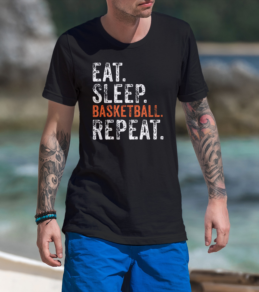 Eat Sleep Basketball Repeat Player T-Shirt