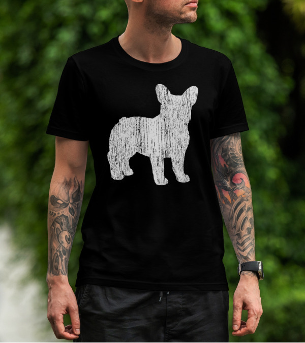 French Bulldog Silhouette Frenchie Classic 耀 Allure T-Shirt