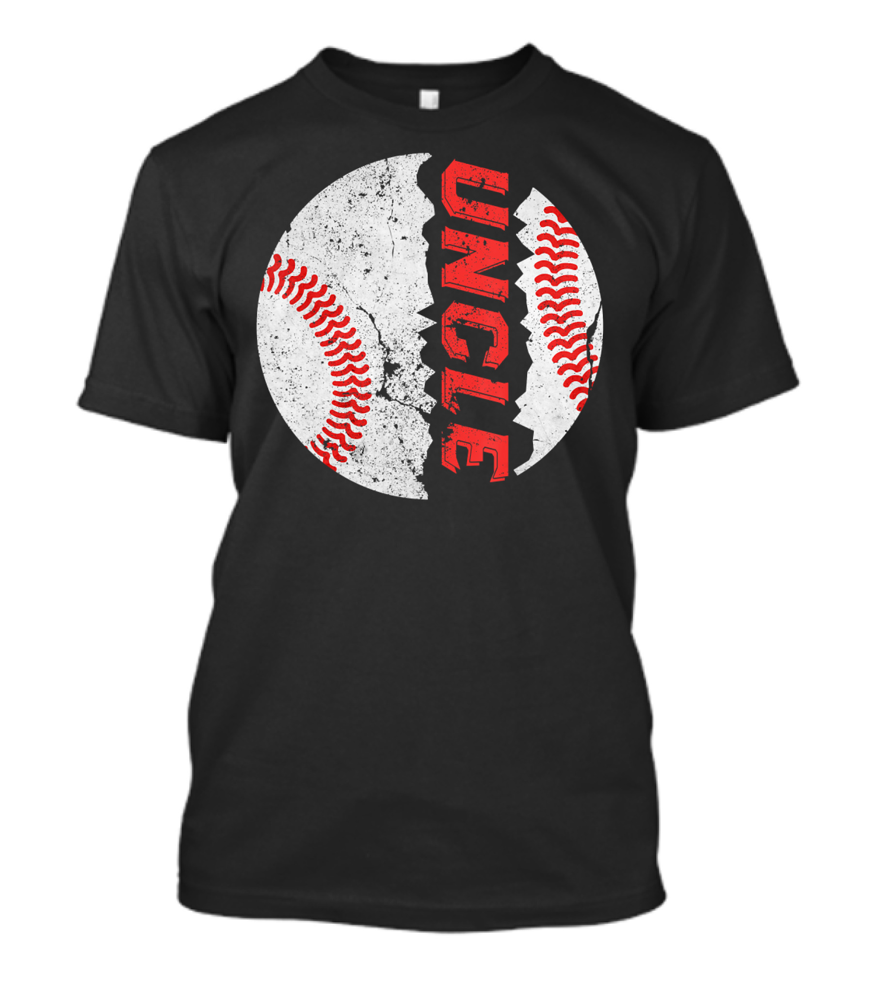 Uncle Funny Baseball Softball Fat Ball T-Shirt