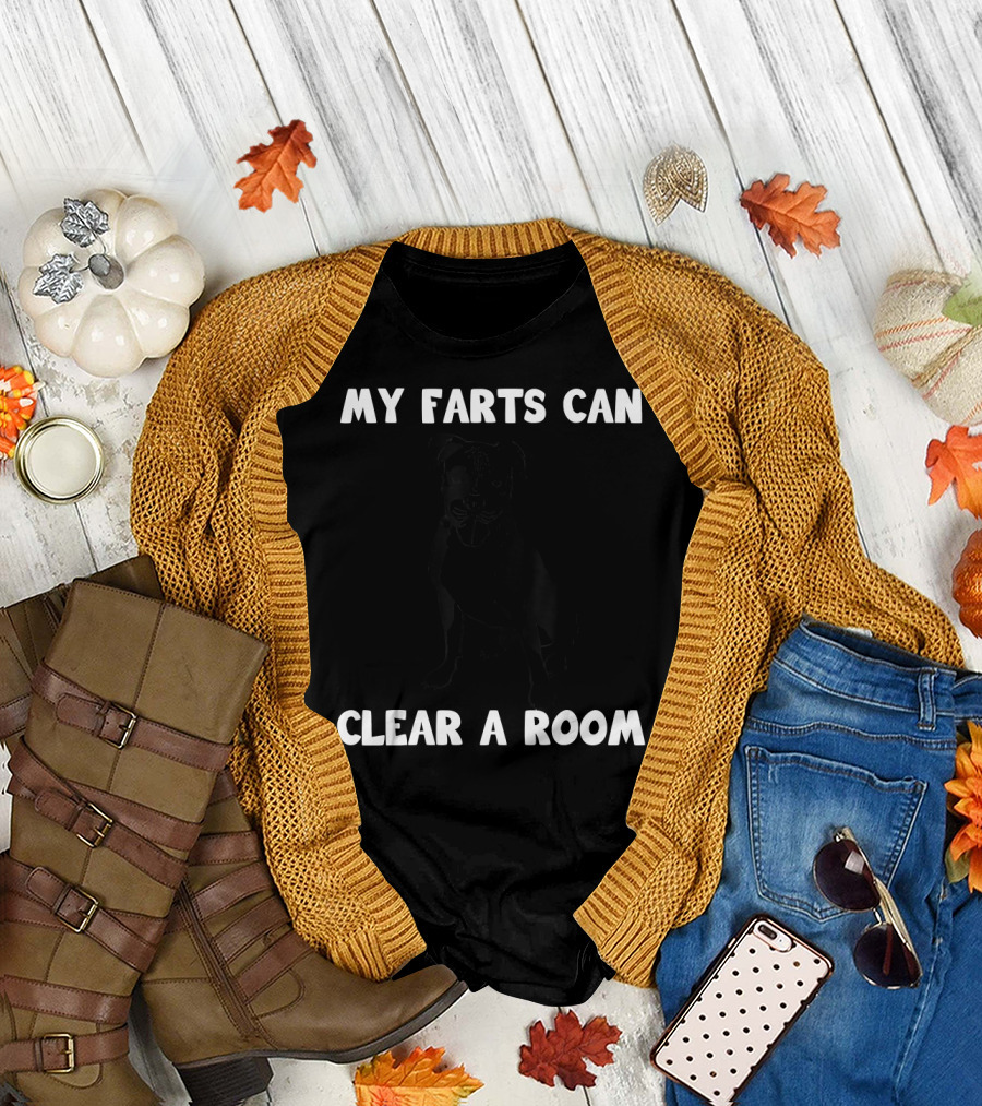 My Farts Can Clear a Room Boxer Dog T-Shirt