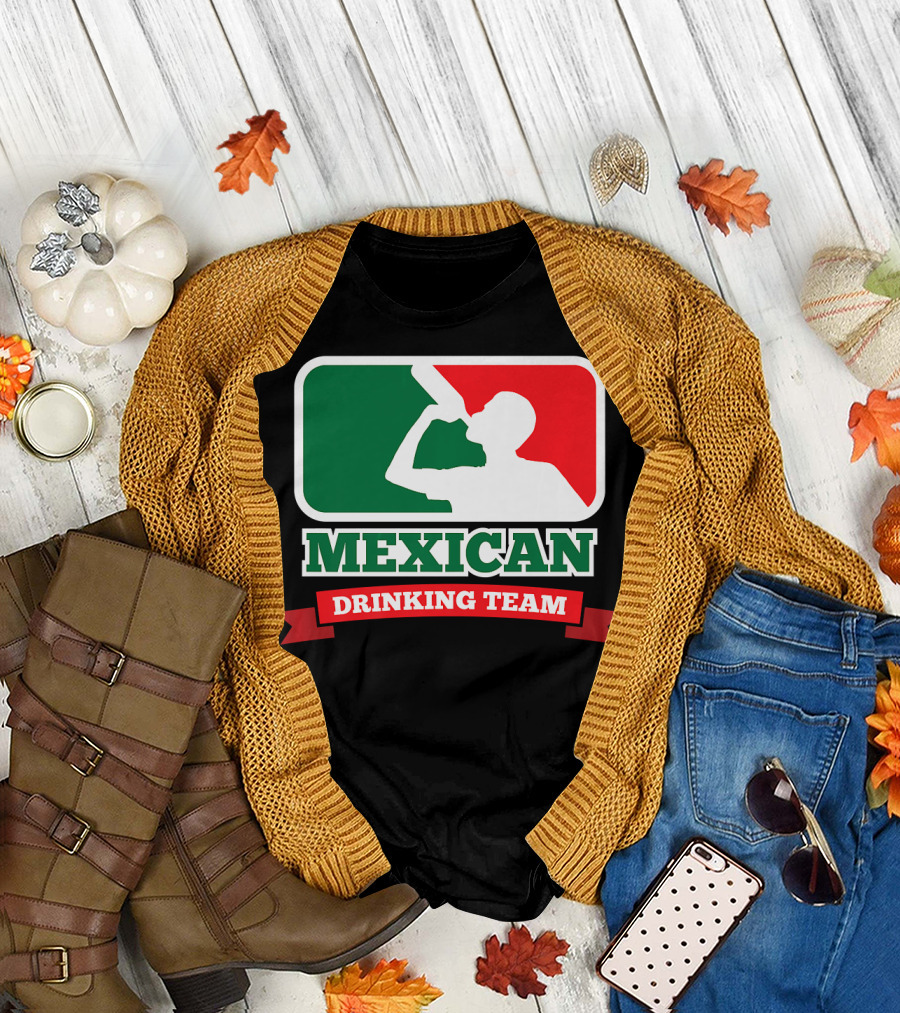 Mexican Drinking Team Funny Party T-Shirt