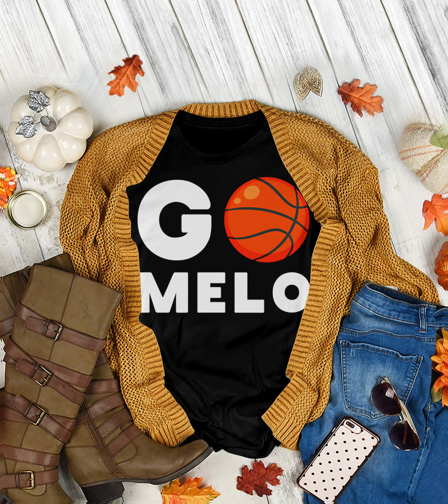 Go Melo Carmelo Basketball Enthusiast Gear T-Shirt