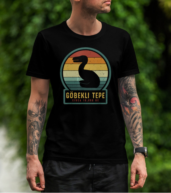 Göbekli Tepe Circa 10,000 BC Penguin Dodo Bird Ancient T-Shirt