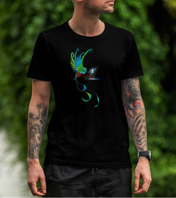 Quetzal Guatemala Vibrant National Bird T-Shirt