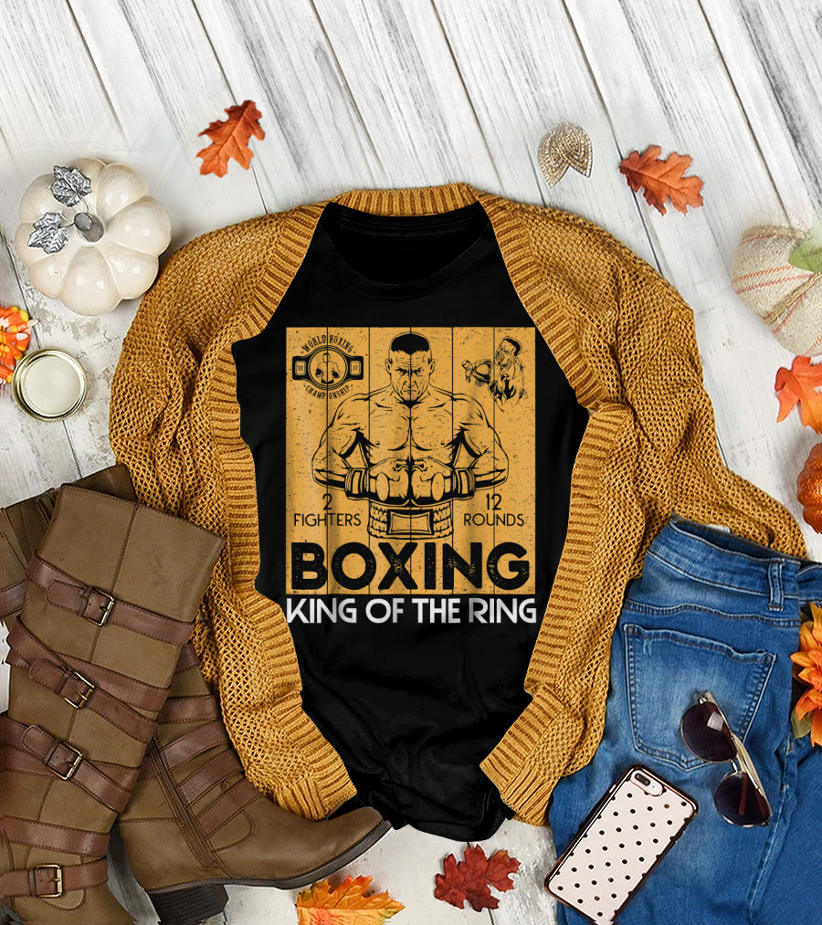 World Boxing Championship King of the Ring 2 Fighters 12 Rounds T-Shirt