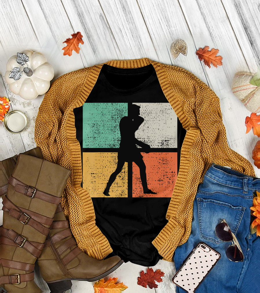 Vintage Boxing Boxer Silhouette Club T-Shirt