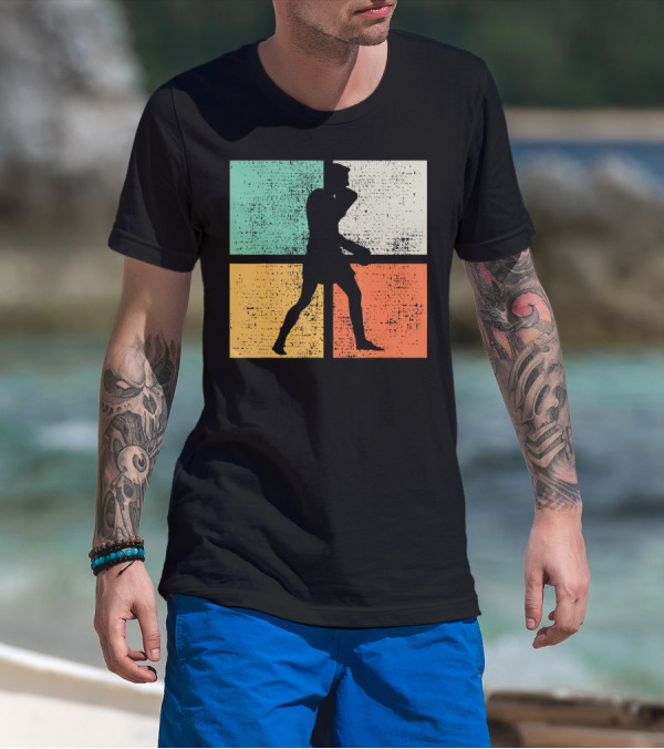 Vintage Boxing Boxer Silhouette Club T-Shirt