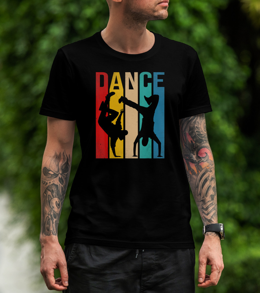 Breakdancing B Boy Dance Colorful T-Shirt