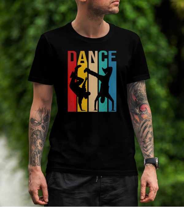 Breakdancing B Boy Dance Colorful T-Shirt