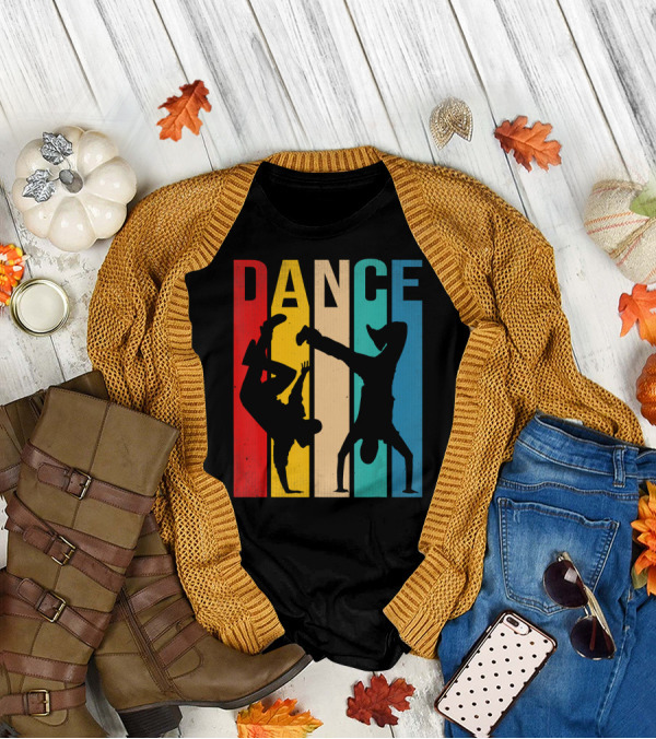 Breakdancing B Boy Dance Colorful T-Shirt