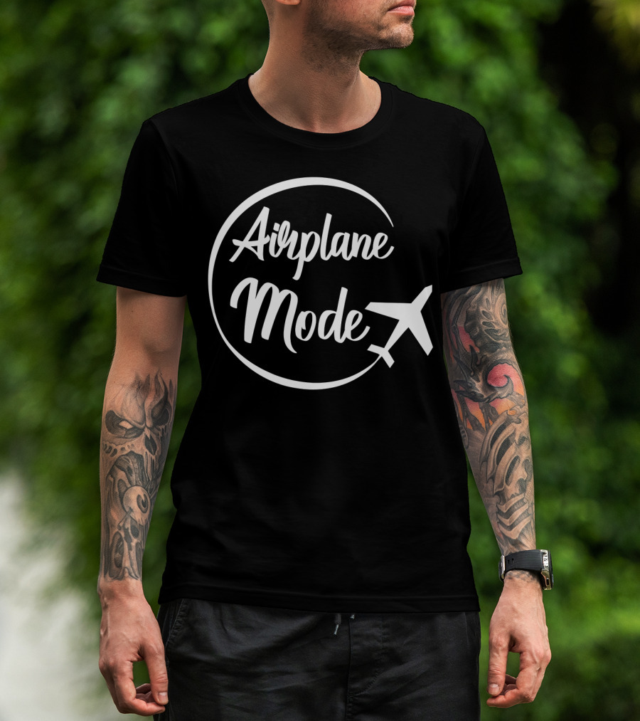 Airplane Mode Travel Vacation Getaway Essentials T-Shirt