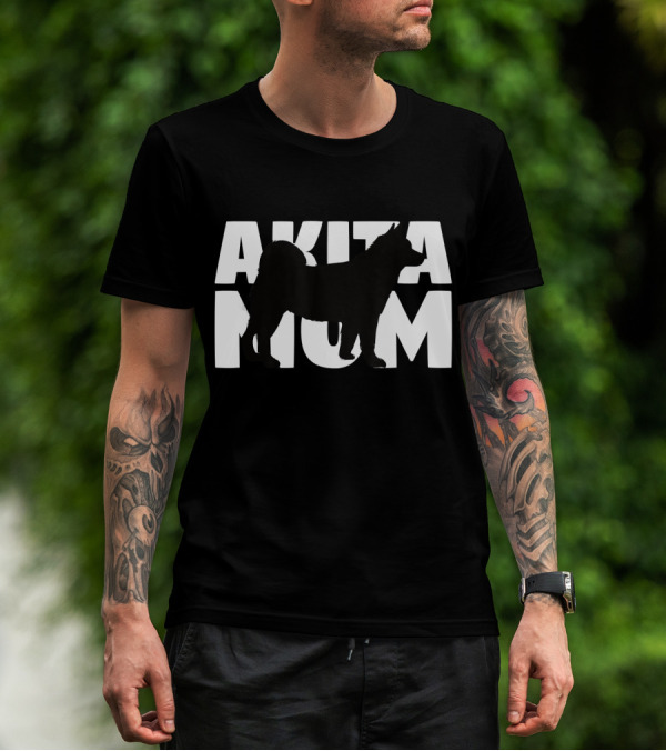 Akita Mom Akita Dog T-Shirt