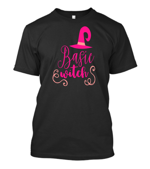 Basic Witch Hat Funny Halloween Teac T-Shirt
