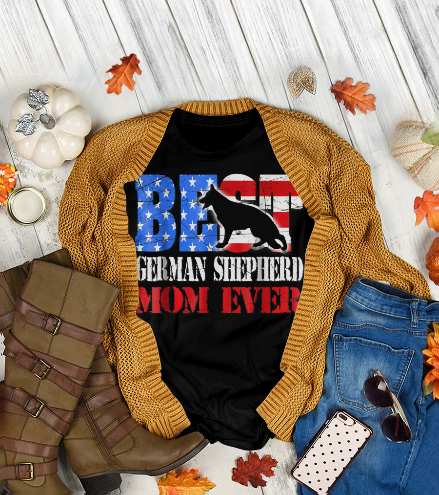 BEST German Shepherd Mom Ever T-Shirt