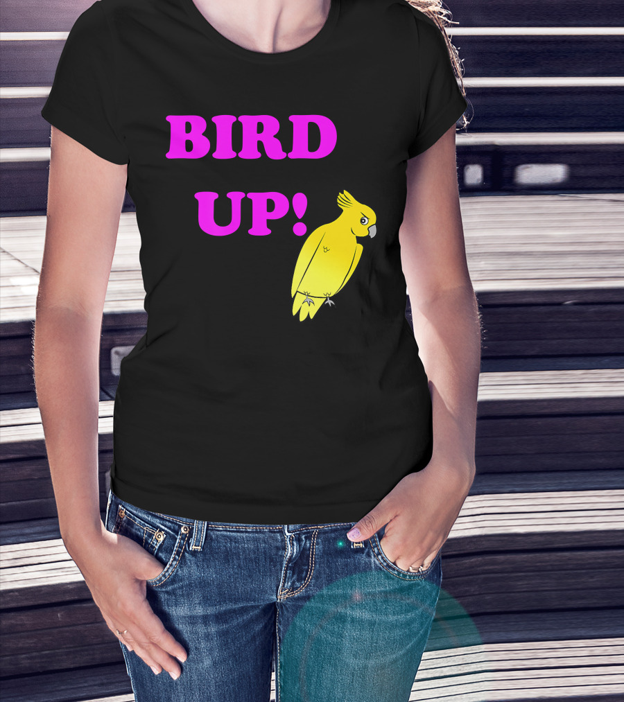 BIRD UP Yellow Parrot T-Shirt