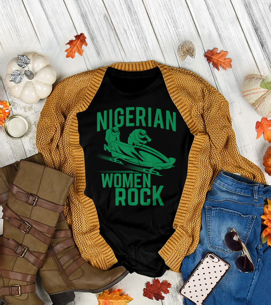 Nigerian Women Rock Bobsled Team Spirit T-Shirt