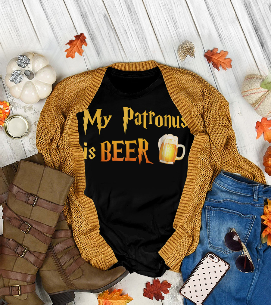 Oktoberfest My Patronus Is Beer with Mug T-Shirt