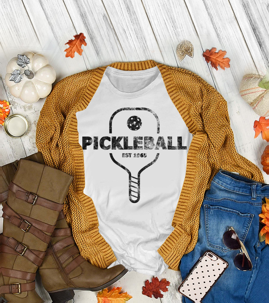 PickleBall Est 1965 Vintage Paddle T-Shirt